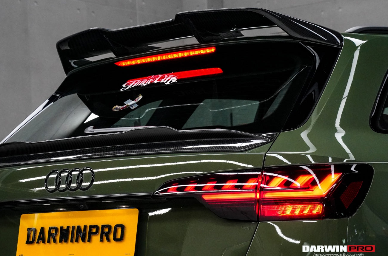 DarwinPRO 2017-2025 Audi S4 Avant B9 B9.5 BKSSII Style Carbon Fiber Trunk Spoiler
