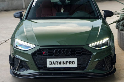 DarwinPRO 2020-2025 Audi S4 Sedan And Avant B9.5 BKSS Style Carbon Fiber Front Lip