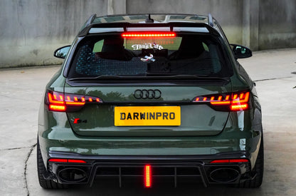 DarwinPRO 2017-2025 Audi S4 Avant B9 B9.5 BKSSII Style Carbon Fiber Trunk Spoiler