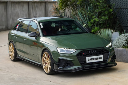 DarwinPRO 2020-2025 Audi S4 Sedan And Avant B9.5 BKSS Style Carbon Fiber Front Lip