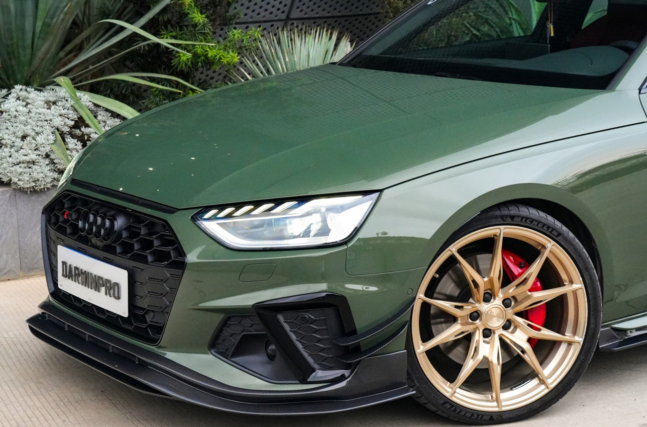 DarwinPRO 2020-2025 Audi S4 Sedan And Avant B9.5 BKSS Style Carbon Fiber Front Lip