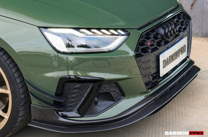 DarwinPRO 2020-2025 Audi S4 Sedan And Avant B9.5 BKSS Style Carbon Fiber Front Lip