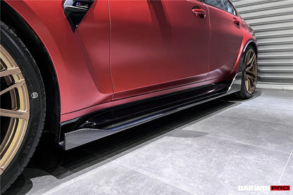 2021-UP BMW M3 G80 BKSS Style Carbon Fiber Side Skirts