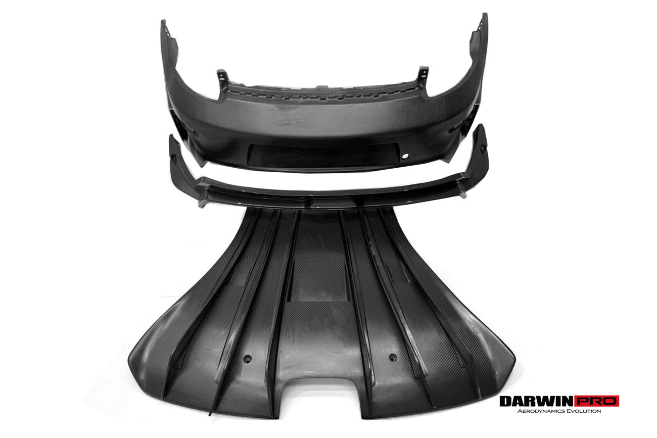 DarwinPRO 2024-UP Porsche 992.2 Facelift Carrera S & 4 & 4S & Targa & Cabriolet Convert GT3 Style Rear Bumper