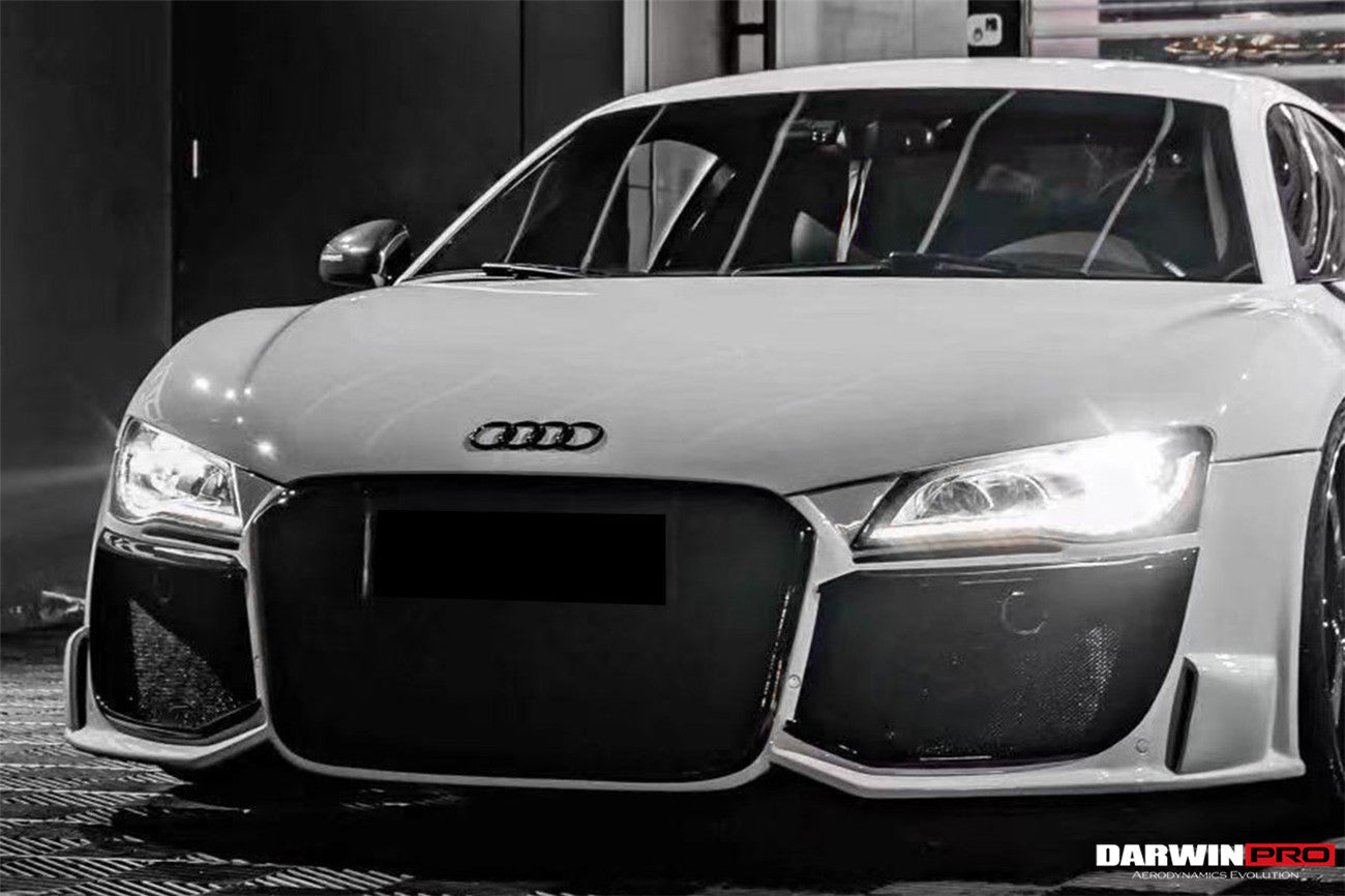 2006-2015 Audi R8 Coupe & Spyder DPGT Style Front Bumper - DarwinPRO Aerodynamics