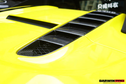 DarwinPRO 2010-2012 Audi R8 Spyder Carbon fiber Trunk Air Scoop cover