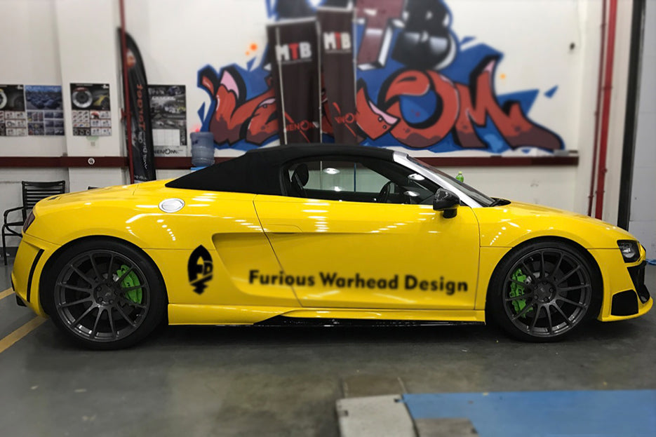 2006-2015 Audi R8 Coupe & Spyder DPGT Style Side Skirts - DarwinPRO Aerodynamics
