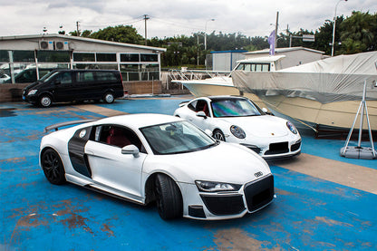 2006-2015 Audi R8 Coupe & Spyder DPGT Style Side Skirts - DarwinPRO Aerodynamics