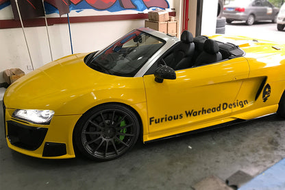 2006-2015 Audi R8 Coupe & Spyder DPGT Style Side Skirts - DarwinPRO Aerodynamics