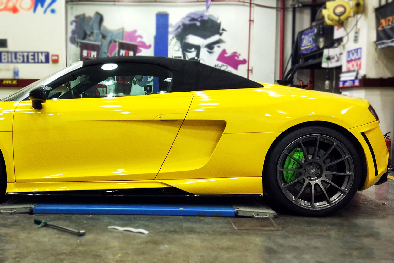 2006-2015 Audi R8 Coupe & Spyder DPGT Style Side Skirts - DarwinPRO Aerodynamics