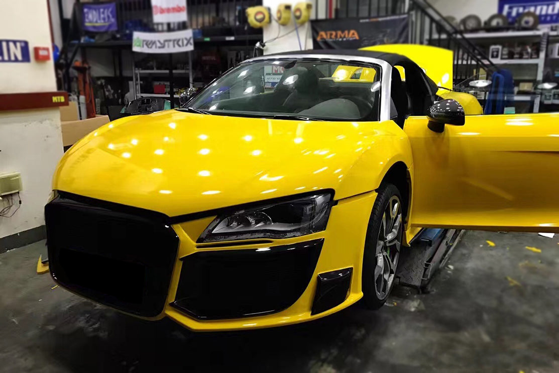 2006-2015 Audi R8 Coupe & Spyder DPGT Style Front Bumper - DarwinPRO Aerodynamics