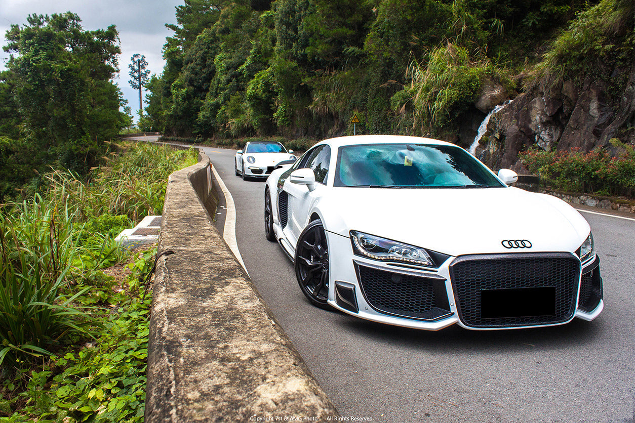 2006-2015 Audi R8 Coupe & Spyder DPGT Style Front Bumper