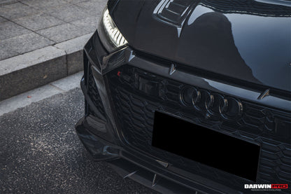 DarwinPRO 2019-2025 Audi RS6 C8 Avant & RS7 C8 Quattro IMP Performance Front Bumper Grille Cover - DarwinPRO Aerodynamics