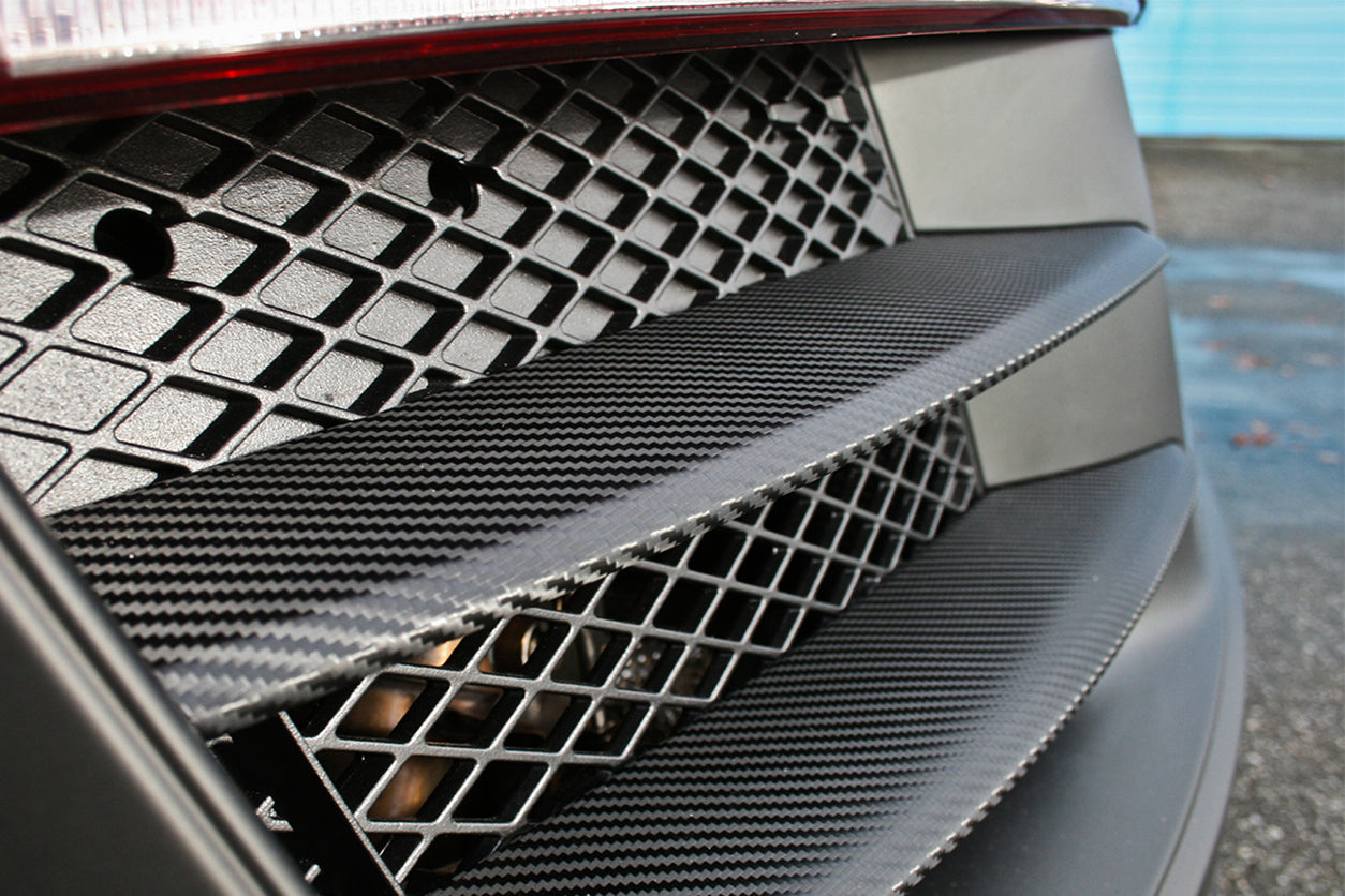 DarwinPRO 2009-2015 Audi R8 Coupe & Spyder Rear Air Duct Splitter Replacement - DarwinPRO Aerodynamics