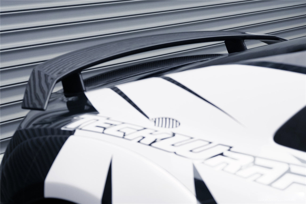 DarwinPRO 2016-2025 Audi R8 GEN2 Coupe ONLY GT Style Carbon Fiber Trunk Wing with Base - DarwinPRO Aerodynamics