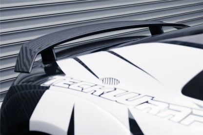 DarwinPRO 2016-2025 Audi R8 GEN2 Coupe ONLY GT Style Carbon Fiber Trunk Wing with Base - DarwinPRO Aerodynamics