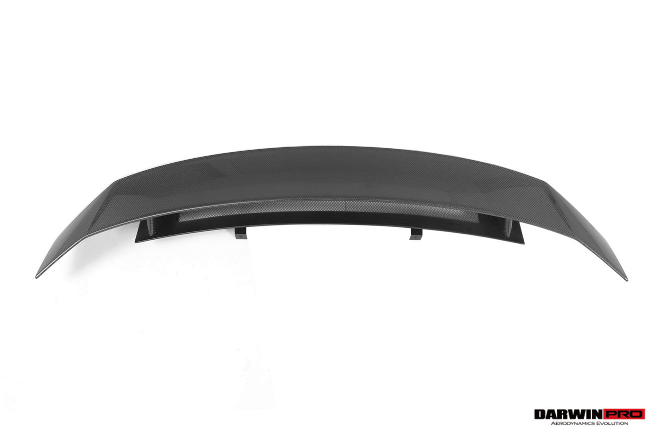 DarwinPRO 2016-2025 Audi R8 GEN2 Coupe ONLY GT Style Carbon Fiber Trunk Wing with Base - DarwinPRO Aerodynamics