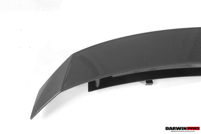 DarwinPRO 2016-2025 Audi R8 GEN2 Coupe ONLY GT Style Carbon Fiber Trunk Wing with Base - DarwinPRO Aerodynamics