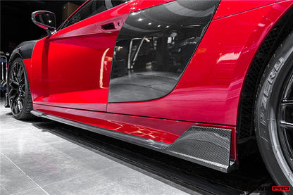 2016-2025 Audi R8 GEN2 Coupe & Spyder iMPII Carbon Fiber Side Door Panel Blades