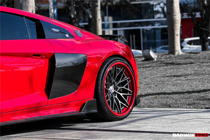 2016-2025 Audi R8 GEN2 Coupe & Spyder iMPII Carbon Fiber Side Door Panel Blades