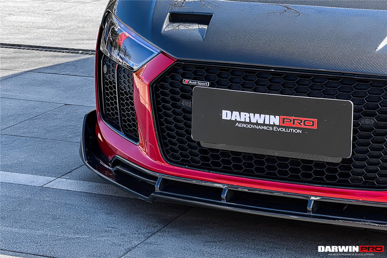2016-2018 Audi R8 GEN2 Coupe & Spyder iMP Performance Carbon Fiber Front Lip - DarwinPRO Aerodynamics