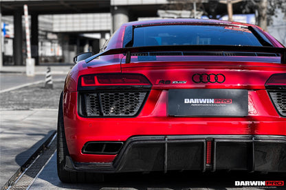 2016-2025 Audi R8 GEN2 Coupe ONLY GT Style Carbon Fiber Trunk Spoiler Wing