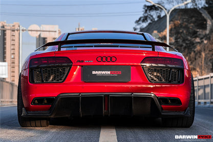2016-2025 Audi R8 GEN2 Coupe ONLY GT Style Carbon Fiber Trunk Spoiler Wing