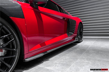 2016-2018 Audi R8 Coupe iMP Performance Carbon Fiber Side Skirts Under Board
