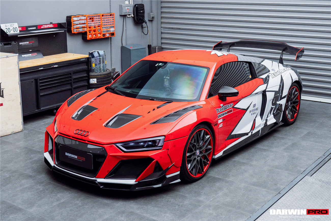 2016-2025 Audi R8 GEN2 V10 PLUS Coupe ONLY IMPII Carbon Fiber Trunk Wing with  Base - DarwinPRO Aerodynamics