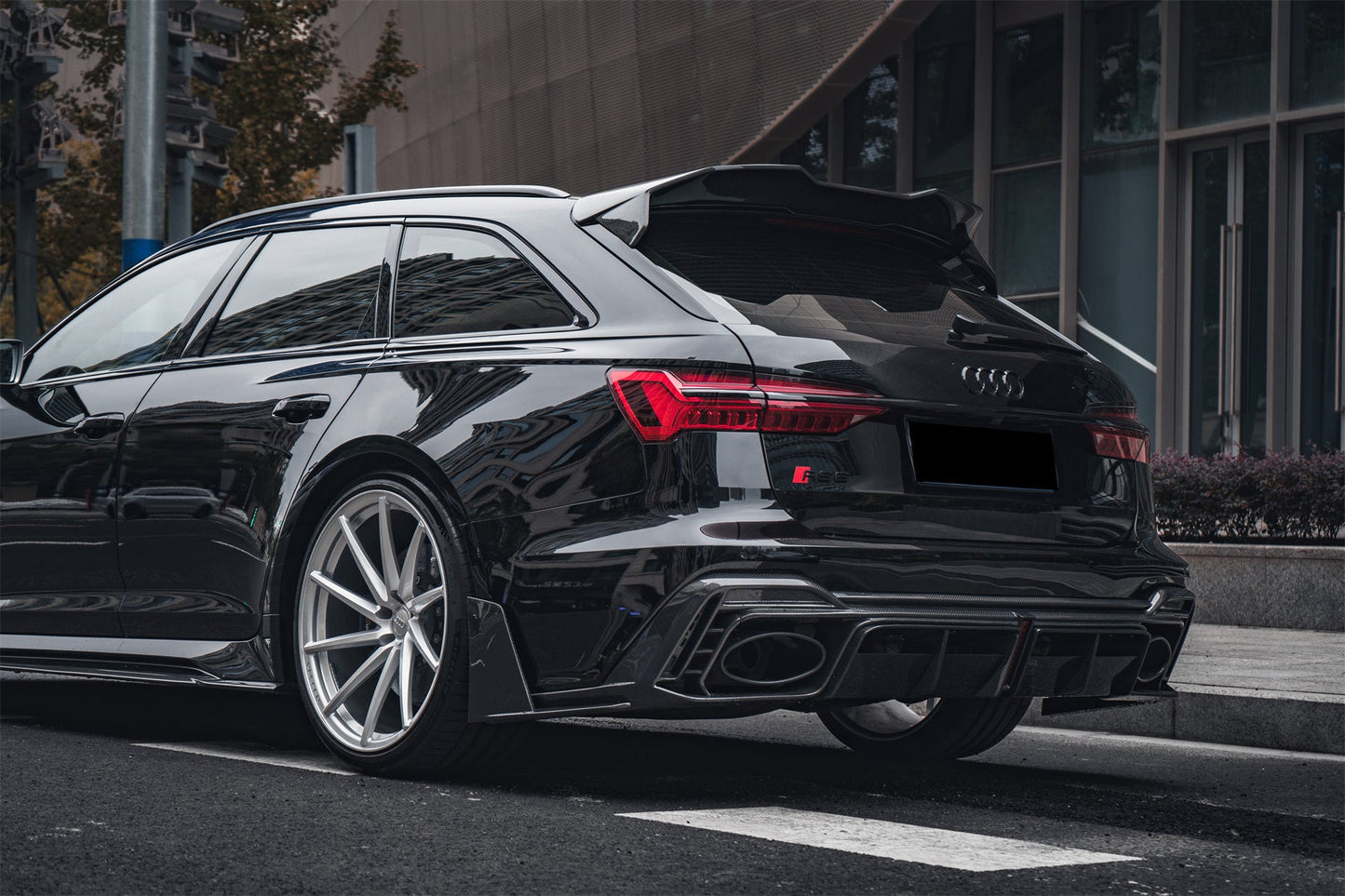 DarwinPRO 2019-UP Audi RS6 Avant C8 RS7 C8 Quattro IMP Performance Ver.2 Rear Diffuser