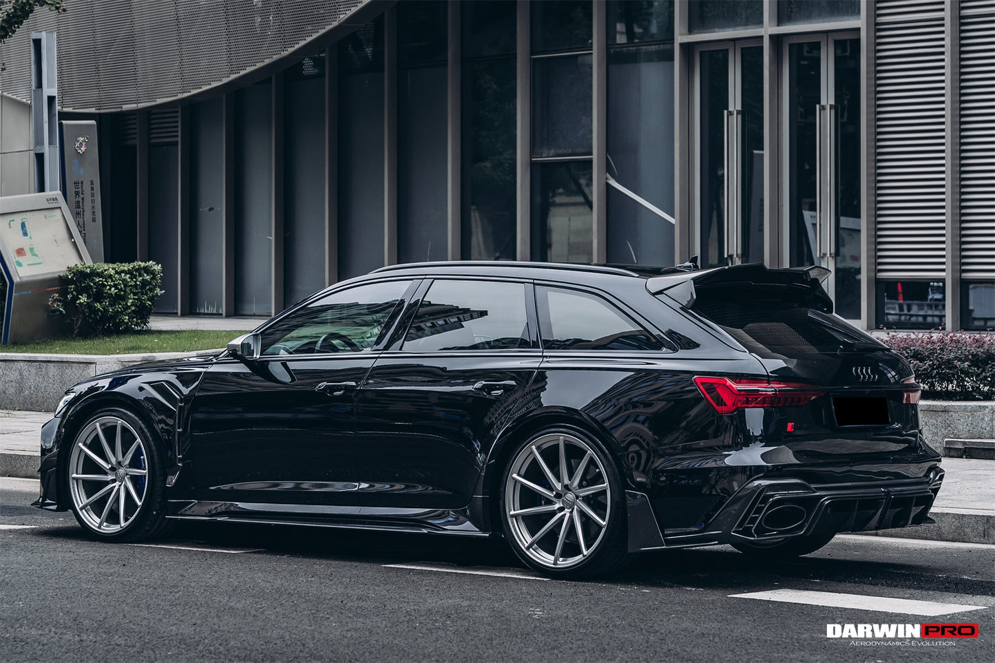 DarwinPRO 2019-UP Audi RS6 Avant C8 & RS7 C8 Quattro IMP Performance Ver.2 Side Skirts Under Board