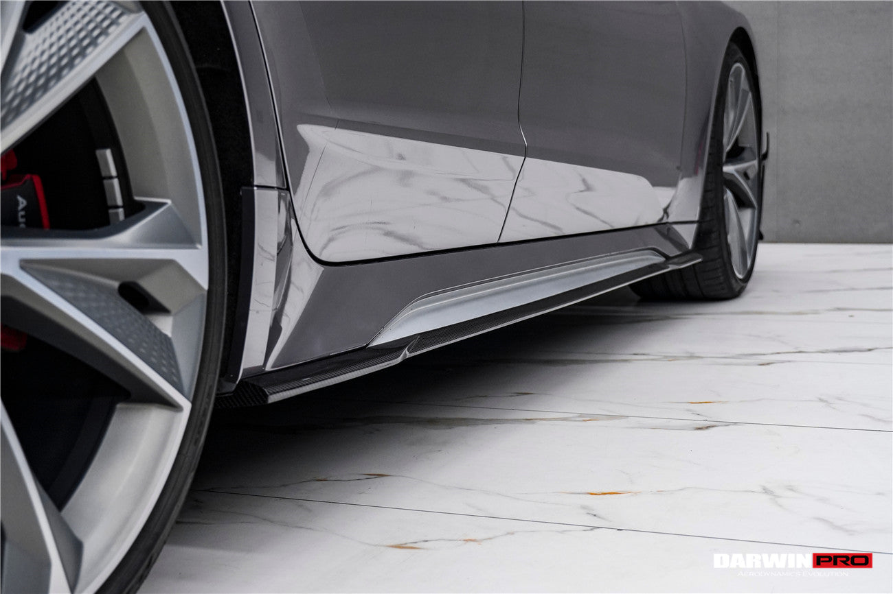DarwinPRO 2019-UP Audi RS6 Avant C8 & RS7 C8 Quattro IMP Performance Ver.2 Side Skirts Under Board