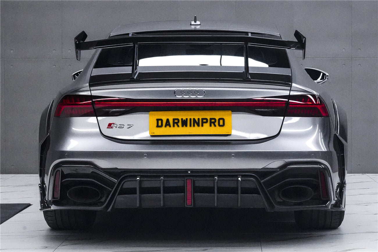 DarwinPRO 2019-2025 Audi RS6 Avant C8 & RS7 C8 Quattro IMP Design Rear Diffuser