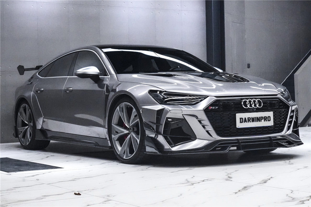 DarwinPRO 2019-2025 Audi RS6 Avant C8 & RS7 C8 Quattro IMP Design Side Skirts Under Board