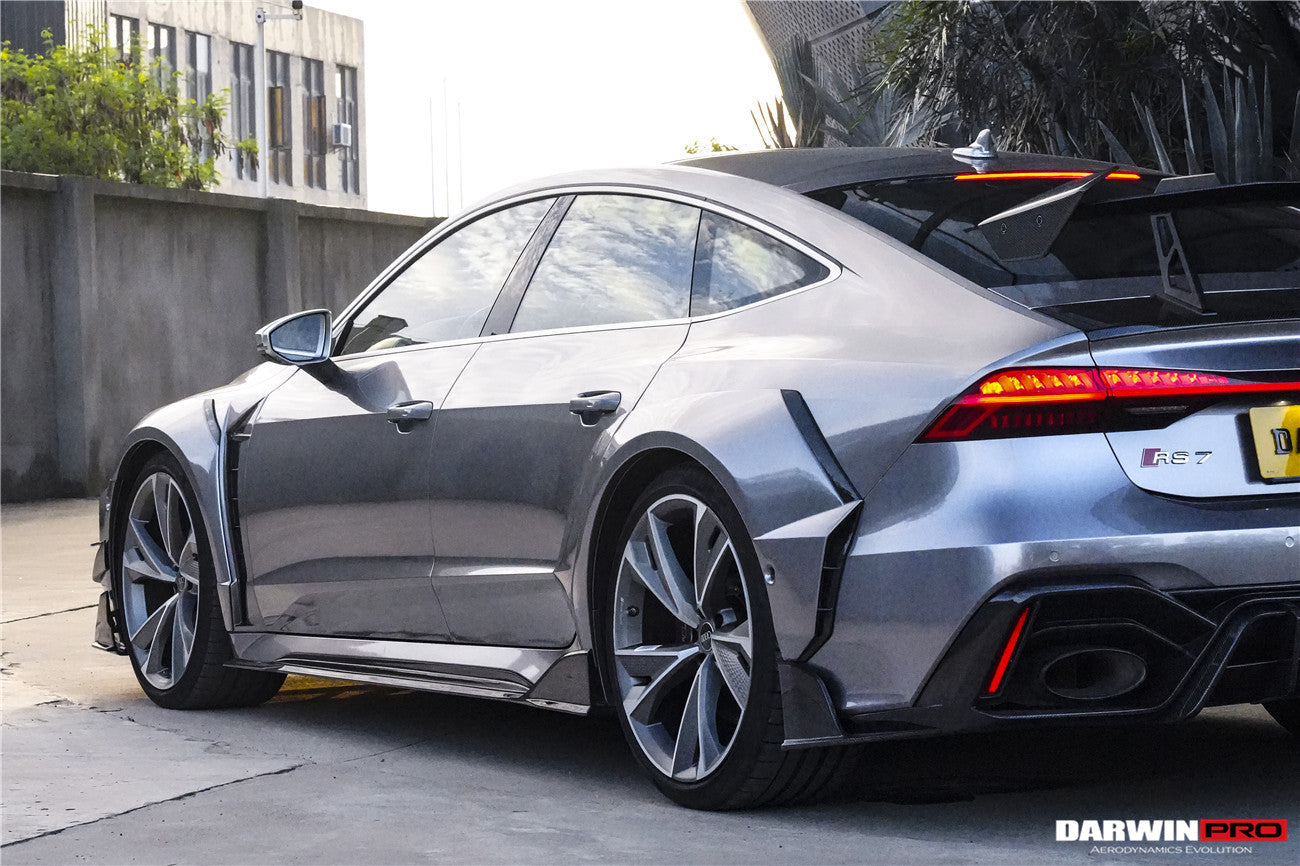 DarwinPRO 2019-2025 Audi RS6 Avant C8 & RS7 C8 Quattro IMP Design Side Skirts Under Board