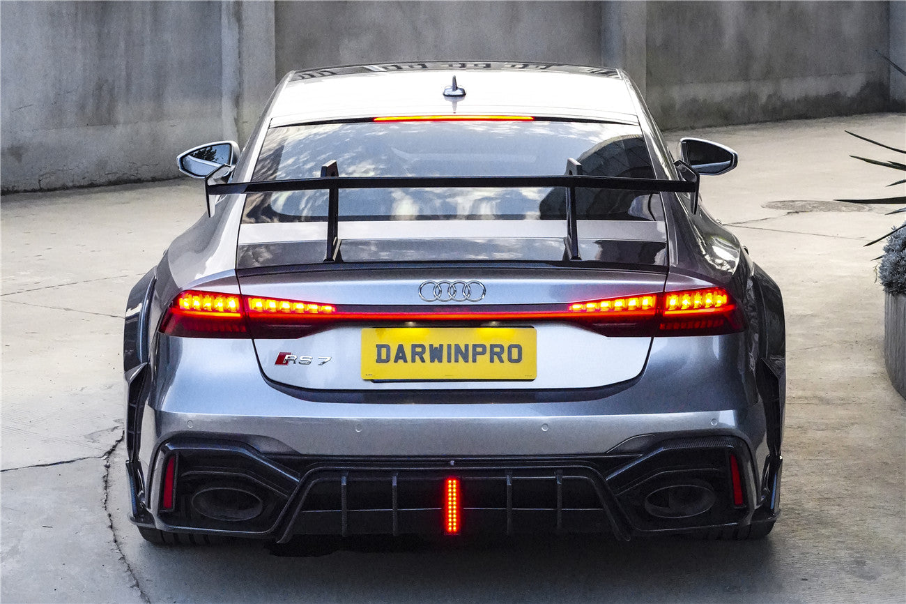 DarwinPRO 2019-2025 Audi RS7 A7 S7 C8 Quattro IMP Design  Carbon fiber Trunk Spoiler Wing