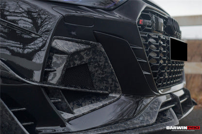 DarwinPRO 2019-2025 Audi RS7 Quattro & RS6 Avant C8 IMP Design Ver.2 Front Bumper - DarwinPRO Aerodynamics
