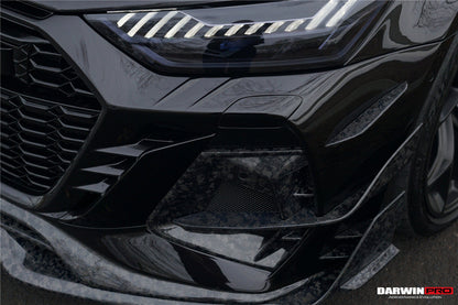 DarwinPRO 2019-2025 Audi RS7 Quattro & RS6 Avant C8 IMP Design Ver.2 Front Bumper - DarwinPRO Aerodynamics