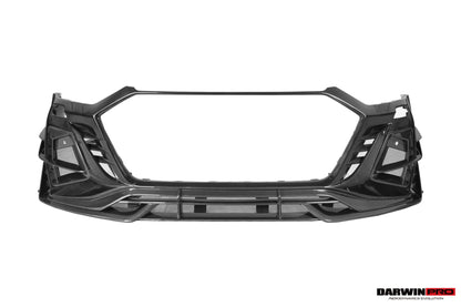 DarwinPRO 2019-2025 Audi RS7 Quattro & RS6 Avant C8 IMP Design Ver.2 Front Bumper - DarwinPRO Aerodynamics