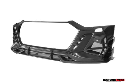 DarwinPRO 2019-2025 Audi RS7 Quattro & RS6 Avant C8 IMP Design Ver.2 Front Bumper - DarwinPRO Aerodynamics