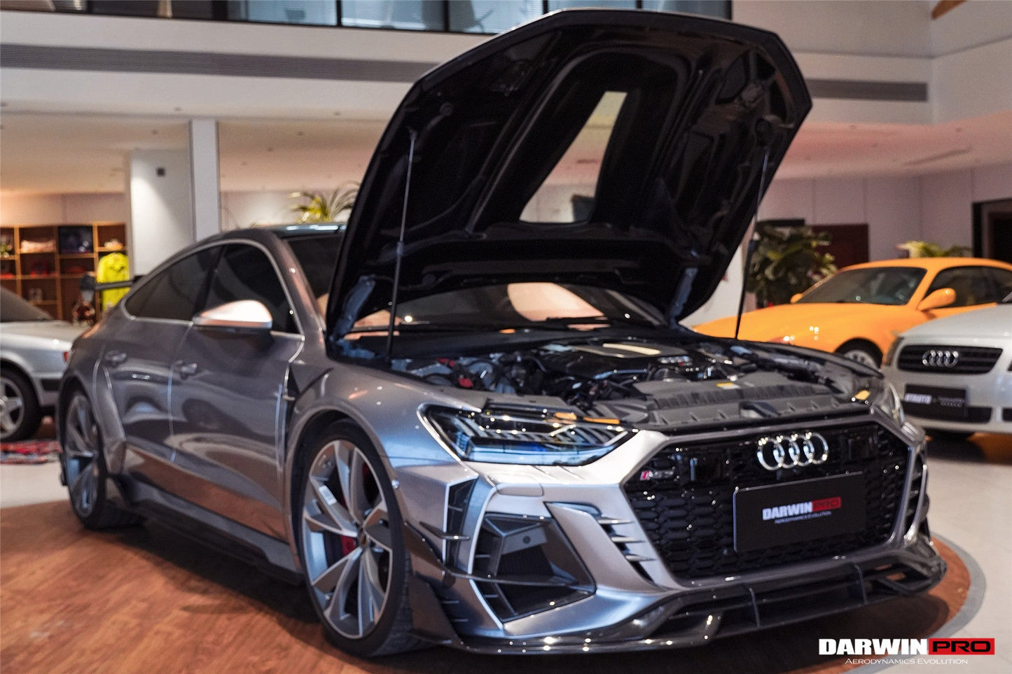 DarwinPRO 2019-2025 Audi RS7 A7 S7 C8 Quattro IMP Performance Hood - DarwinPRO Aerodynamics
