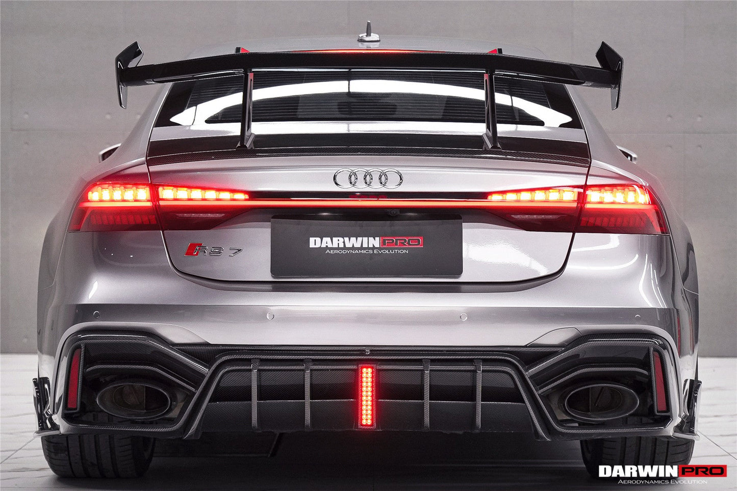 DarwinPRO 2019-UP Audi RS6 Avant C8 RS7 C8 Quattro IMP Design Rear Diffuser