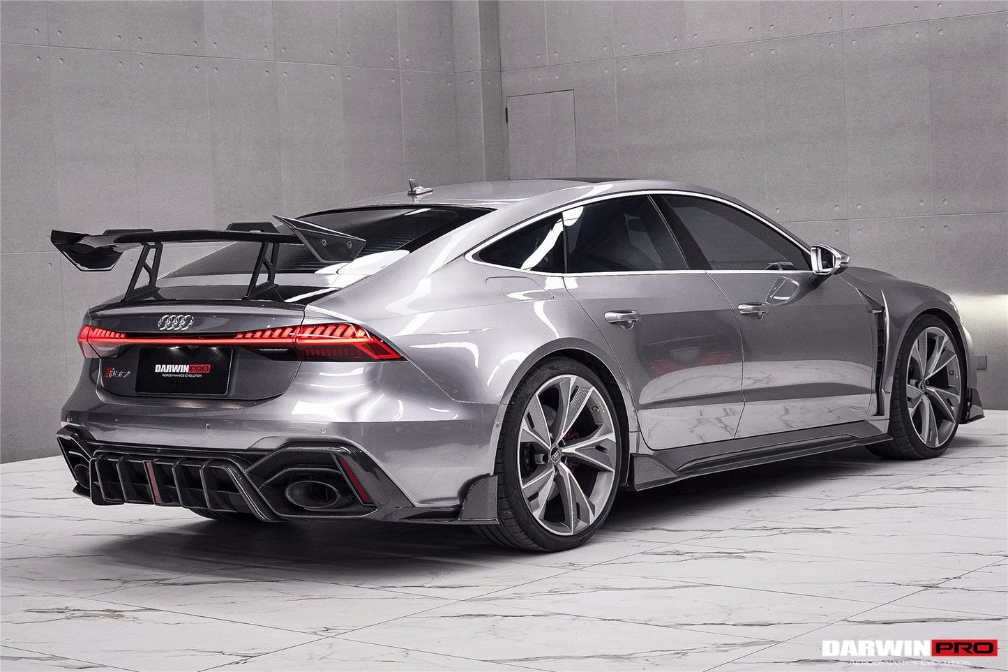 DarwinPRO 2019-2025 Audi RS6 Avant C8 & RS7 C8 Quattro IMP Design Side Skirts Under Board