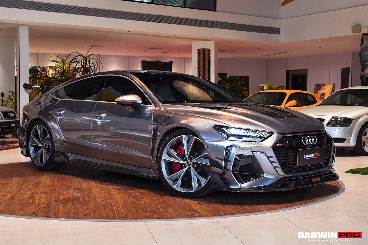 DarwinPRO 2019-2025 Audi RS6 Avant C8 & RS7 C8 Quattro IMP Design Side Skirts Under Board