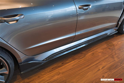 DarwinPRO 2019-2025 Audi RS6 Avant C8 & RS7 C8 Quattro IMP Design Side Skirts Under Board