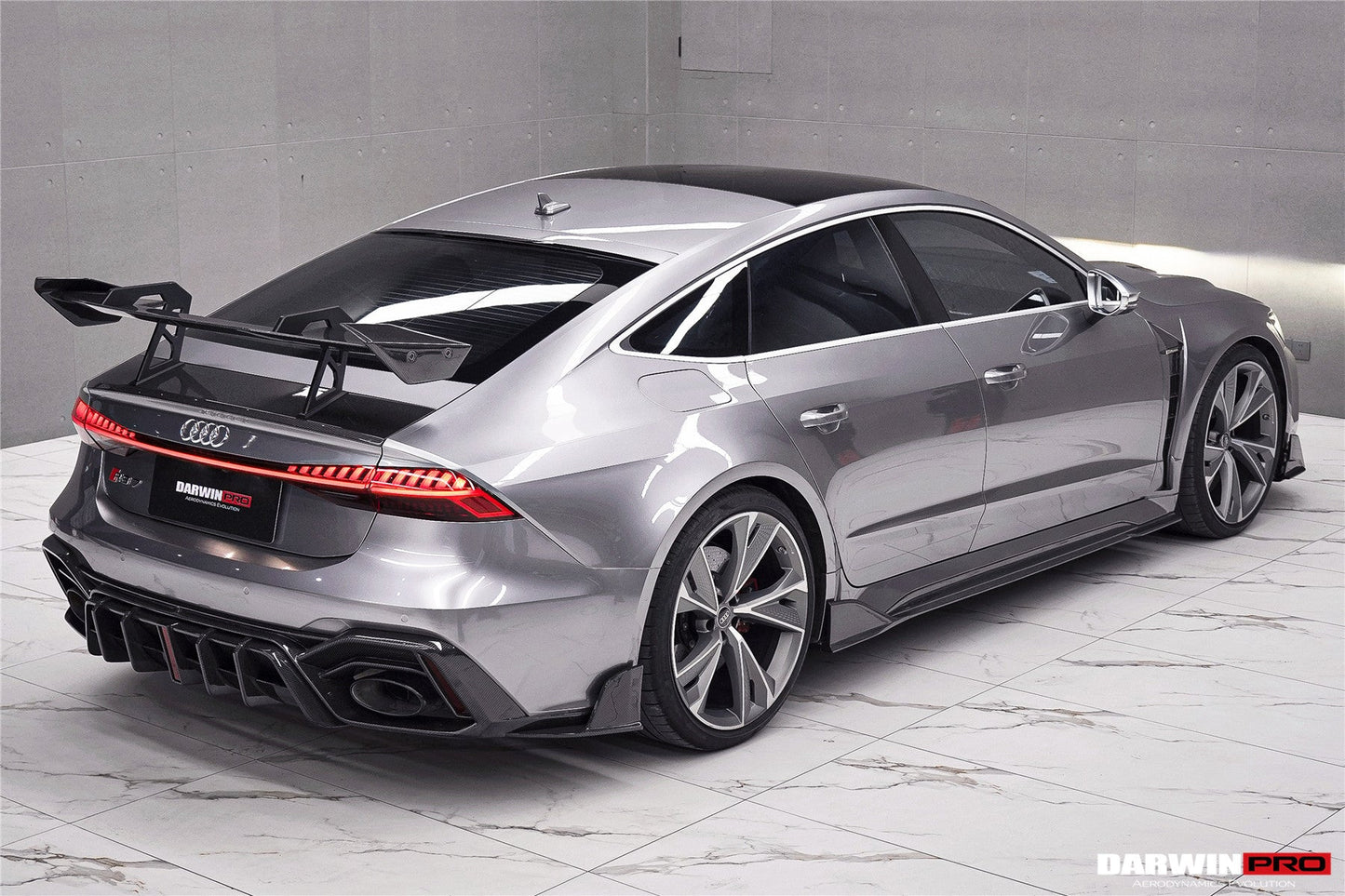 DarwinPRO 2019-2025 Audi RS6 Avant C8 & RS7 C8 Quattro IMP Design Side Skirts Under Board