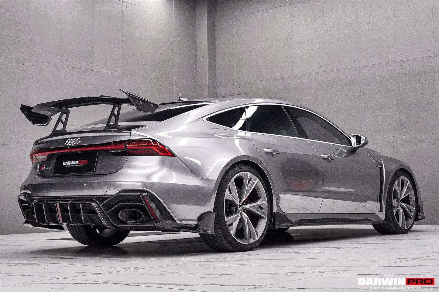 DarwinPRO 2019-2025 Audi RS6 Avant C8 & RS7 C8 Quattro IMP Design Rear Diffuser