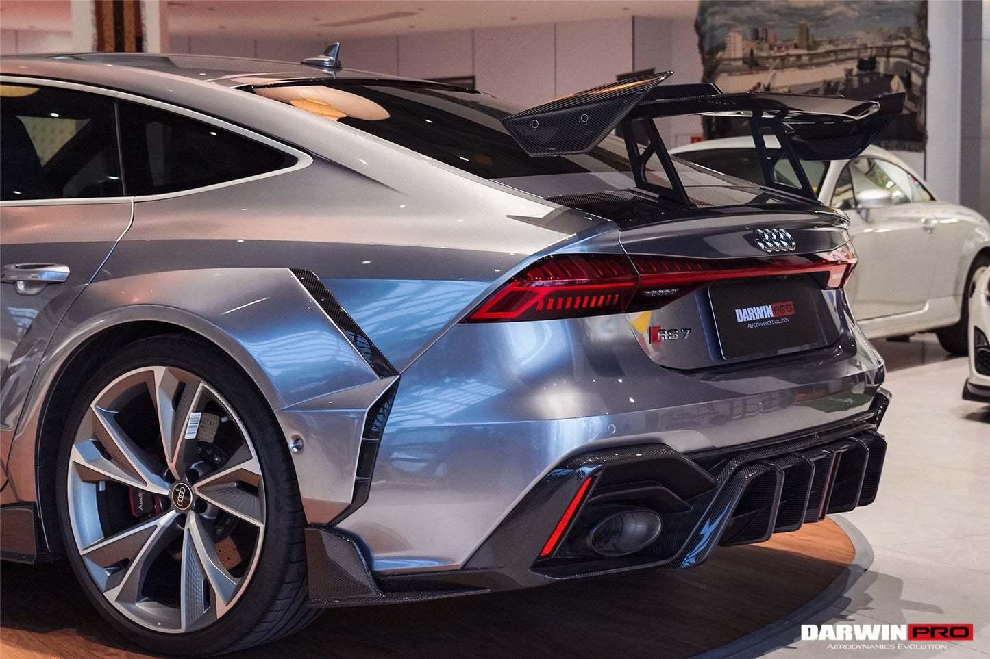 DarwinPRO 2019-2025 Audi RS6 Avant C8 & RS7 C8 Quattro IMP Design Rear Diffuser