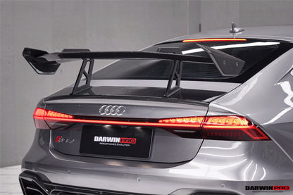 DarwinPRO 2019-UP Audi RS7 A7 S7 C8 Quattro IMP Design  Carbon fiber Trunk Spoiler Wing