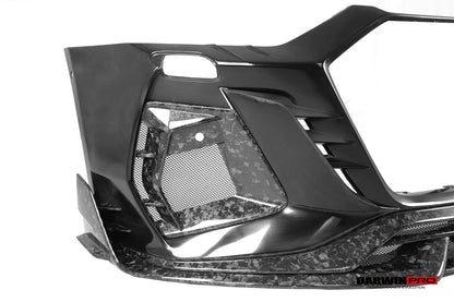 DarwinPRO 2019-2025 Audi RS7 Quattro & RS6 Avant C8 IMP Design Ver.2 Front Bumper - DarwinPRO Aerodynamics